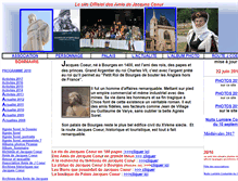 Tablet Screenshot of jacques-coeur-bourges.com